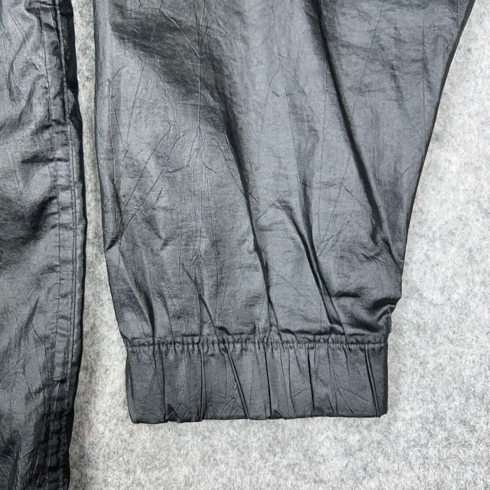 VTG Nike Elite Jacket Womens Medium Black Chore Hooded Windbreaker Running 80s - Picture 8 of 15